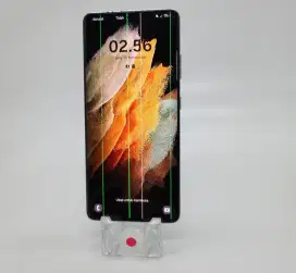 Samsung s21 ultra 5G 12/256GB minus layar garis aja. Lain normal
