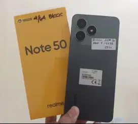 REALME NOTE 50 RAM 4/64 FULLSET MULUS SECOND MURAH GARANSI COD / ANTAR