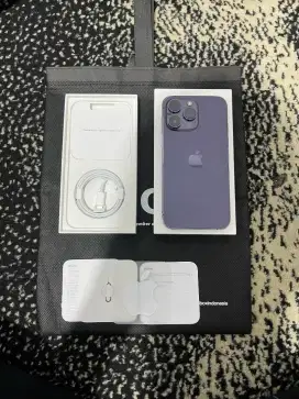 Iphone 14 pro max 128 gb fullset original mulus