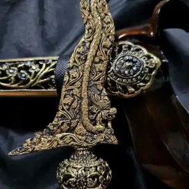 Keris Nogo Sosro Luk 13 Kinatah Sepuh Emas