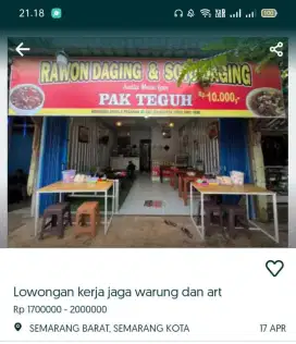 Lowongan kerja art
