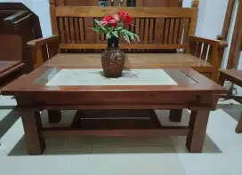 Meja kayu jati full