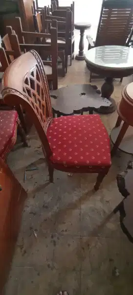 Kursi kayu jati motif