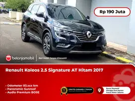 [PANORAMIC SUNROOF] Renault Koleos 2.5 Signature AT Hitam 2017/2018