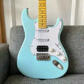 Gitar Fena HSS Cyan Blue
