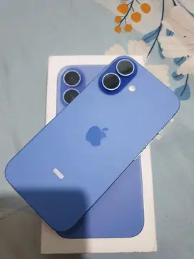 Iphone 16 resmi Ultramarine 128 gb fullset