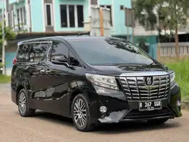 TOYOTA ALPHARD G ATPM HITAM 2017 KM 78rb
