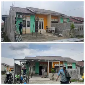 pemasangan Kanopi baja ringan InsyaAllah Amanah.