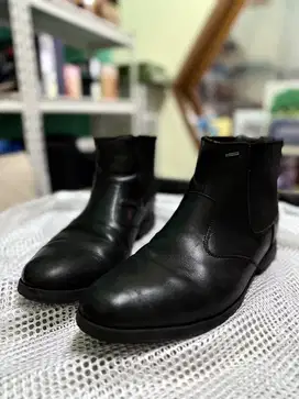 Sepatu Boots Geox Respira Wide Italian Leather Men size 45