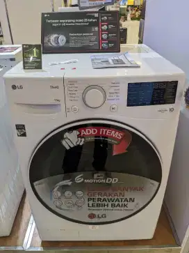 LG WM FRONT LOAD 15KG F2515STPW