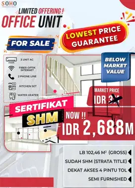 Soho Pancoran Tebet-Bisa U/Office & Hunian-Super Murah Dibawah Njop