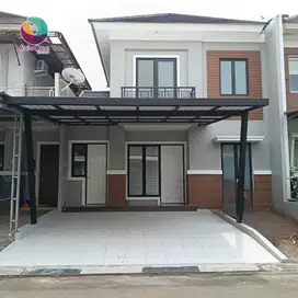 Rumah 2 lantai siap huni dekat pintu tol kota wisata