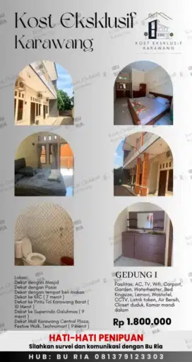 Kost Eksklusif Karawang