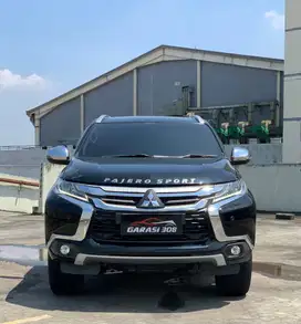 Pajero Sport Dakar 2.4 4x2 AT 2018 Hitam Ganjil F Bogor Automatic