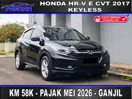 Bunga=5% GanjiL ac digital Km=58k PAJAK=1TAHUN Honda HRV E 2017