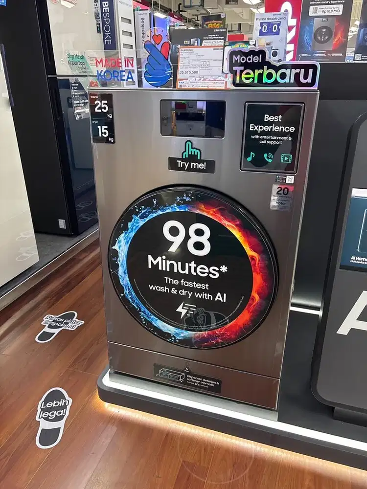 Mesin cuci Wash And Dry Samsung 25Kg