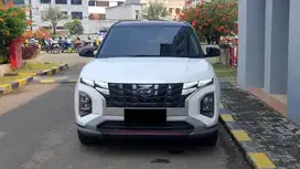 Hyundai Creta Prime 1.5 Two Tone Putih Panoramic 2023 Like New Low KM