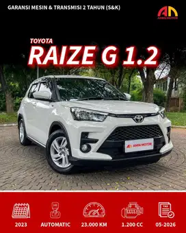 (KM 23rb) Toyota Raize 1.2 G A/T 2023 not 1.0 GR