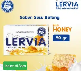 Paket Sabun Lervia Isi 3pcs