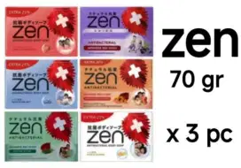 Paket Sabun Batang ZEN 70gr (1paket Dapat 3pcs)