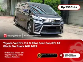 TSS ] Toyota Vellfire 2.5 G Pilot Seat Facelift AT Black 2022/2023