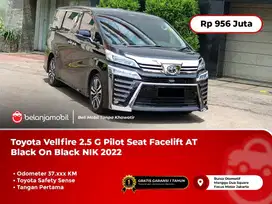 TSS ] Toyota Vellfire 2.5 G Pilot Seat Facelift AT Black 2022/2023