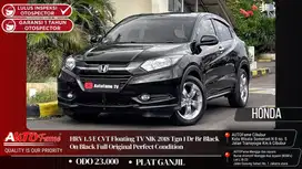 Honda HRV 1.5 E CVT Floating TV NIK 2018 Tgn 1 Dr Br Black On Black Fu