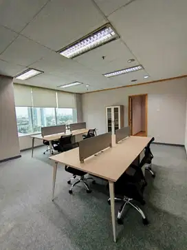 Sewa Kantor Full Furnish 100 m2 di Mega Plaza Rasuna Said Kuningan
