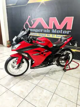 Kawasaki Ninja 250 FI TH 2017 Odo 10rb red glossy gagah