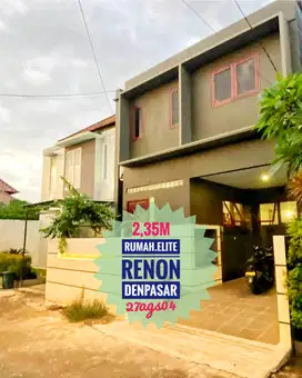 Jual Rumah Elite Ready Murah Renon Denpasar Bali