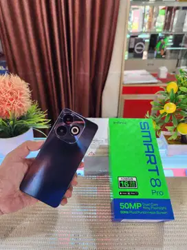 Infinix Smart 8 Pro Ram 8+8Gb/ 128Gb Mulus 99% Garansi Resmi Okt 2025