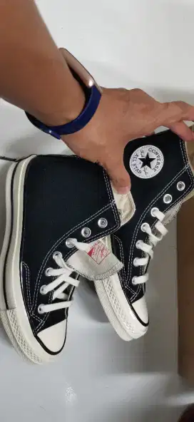 Sepatu Converse Chuck 70 HI Black