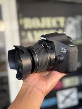 Canon EOS 2000D Kit SC 2K Fullset Bonus Banyak