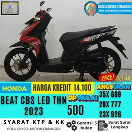 PROMO BEAT CBS LED MURAH BERGARANSI CASH&KREDIT FREE OLI