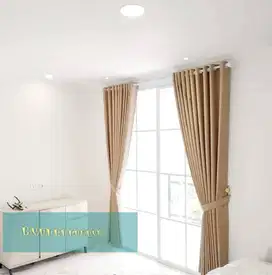 Pembuatan Tirai Gorden Jendela Gordyn Mewah Hordeng Model Terbaru Mura