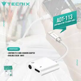 Splitter tecnix lightning to audio