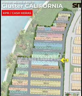 Dijual Rumah Milenial Uk 4,5x10 Cluster California Pik2