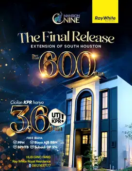 Dijual Rumah Baru Gress Mansion Nine Surabaya-Gresik