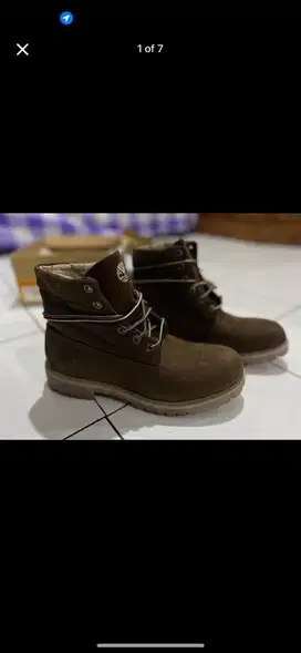 Sepatu boots Timberland Mens AF ROLL TOP DK BRN