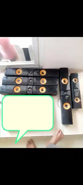 5pc sepeker home teather LG 120 wat..LG DH 7530T