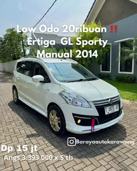 LOW KM ‼️ Ertiga GL Sporty 2014 MT