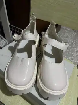 SEPATU PUTIH KOREA LOLLITA, COSPLAY, HAK