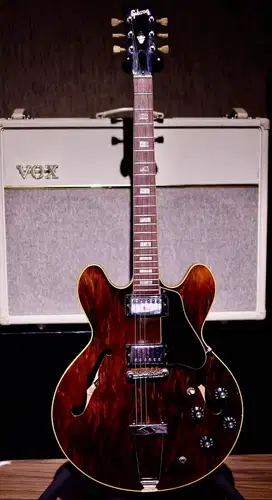Gibson ES-335TD Norlin Era Semi-Hollow Electric Guitar, Walnut 1970