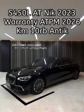 Mercedes Benz S450 2023 Hitam S450L AT Mercy ATPM B1849KAD Km10rb