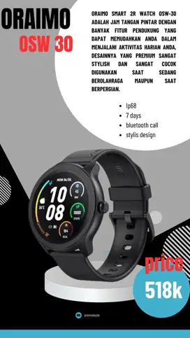 ORAIMO SMARTWATCH OSW 30