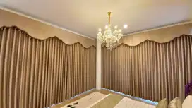 Pesan Tirai Gorden Jendela Gordyn Mewah Hordeng Model Terbaru Murah