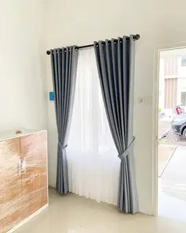 Beli Gorden Blackout Sekat Klinik Hordeng Pintu Gordyn Vitrase