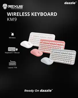 Keyboard Wireless Rexus KM9