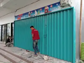 Pintu rolling door folding gate murah