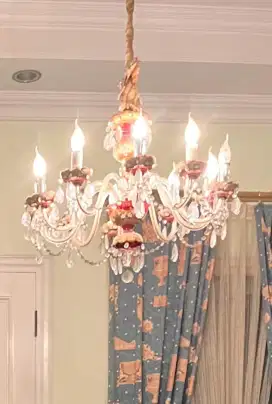 Lampu kristal antik  bohemian cheko